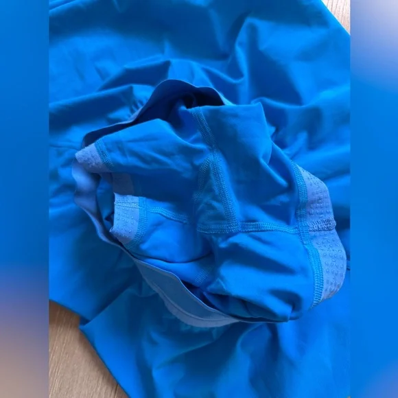 Lululemon Court Rival Skirt Blue Layered Athletic Tennis Skirt Size 4 - Picture 7 of 8